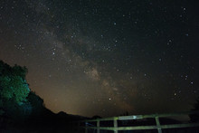 Milky Way Country Scene