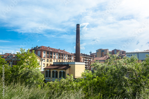 Vászonkép Melegnano in provincia di Milano, Lombardia - Italia - durante una giornata di s