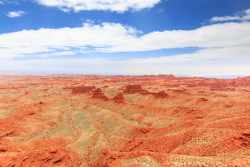 Sticker - landscape of red sandstone