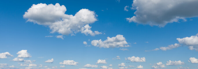 Wall Mural - High quality panoramic sky without birds and noise.