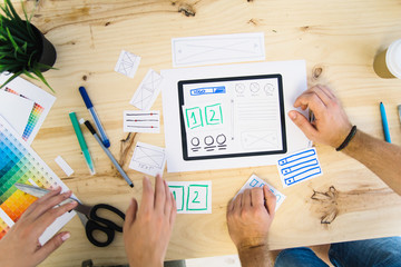 UX tablet design