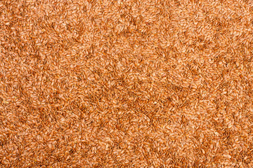 Wall Mural - flax seeds, top view