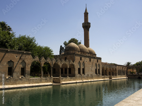 Halil-ur Rahman Mosque and Holy lake Sanliurfa, Turkey Poster