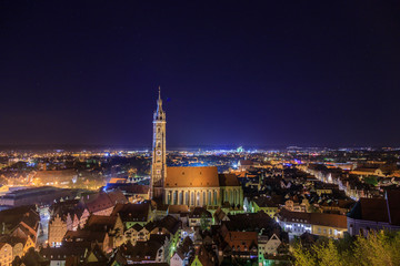 Landshut bei Nacht