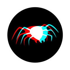 Poster - Spider visual effect symbol