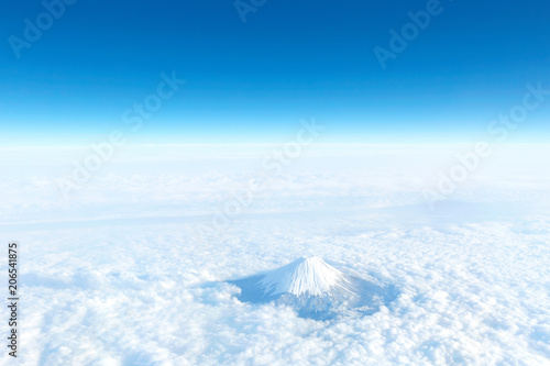 Fototapete - 富士山　空撮