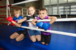 © Africa Studio - Little children in sportswear on boxing ring
