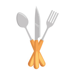 Poster - set cutlery tools icon vector illustration design