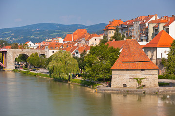 Canvas Print - Maribor city view, Slovenia