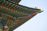 Roof detailed of the Gyeongbokgung palace in Seoul, Korea.
