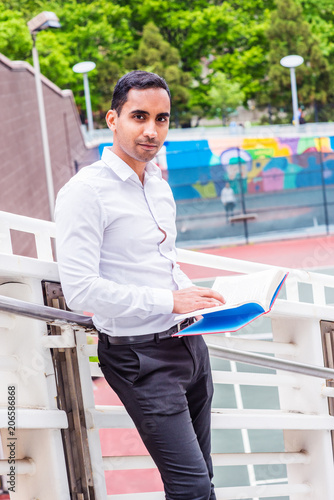man white shirt black pants