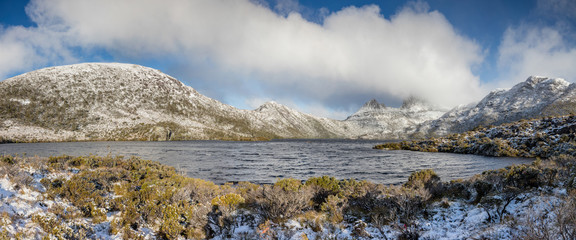 Winter day at Dove lake, Cradle Mountain, Tasmania