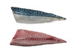 Fresh fish, raw cod fillets isolate background