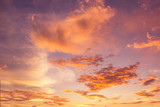 Fototapeta Zachód słońca - Beautiful cloud at sunset