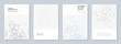 © xenia_design - Minimal brochure templates with hexagons and lines on white. Hexagon infographic. Digital technology, science or medical concept.Templates for flyer, leaflet, brochure, report, presentation.