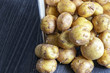 Pommes de terre Bonnotte spécialité de l'île de Noirmoutier. Vendée. France
