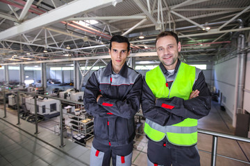 Wall Mural - Workers in factory