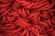 bundle of red ropes for background