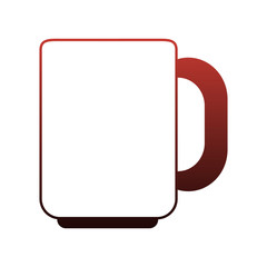 Sticker - Coffee mug isolated vector illustration graphic design