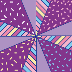 Poster - Memphis patterns background