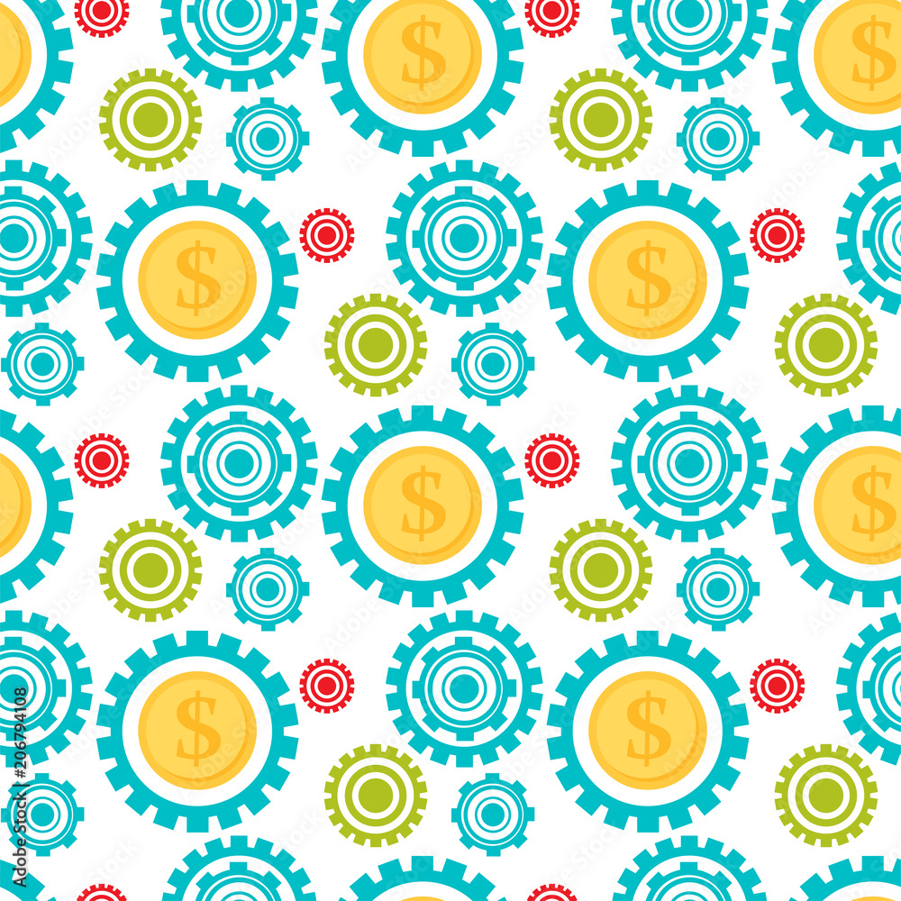 Cartoon Illustration Of Dollar Currency Symbol Vector Pattern Bank Finance Business Seamless Money Background Wall Mural Creativeteam Cartoon Illustration Of Dollar Currency Symbol Vector Pattern Bank Finance Business Seamless Money Background Wall Mural Creativeteam