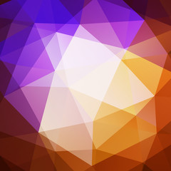Wall Mural - abstract colorful geometric triangular background - eps10 vector