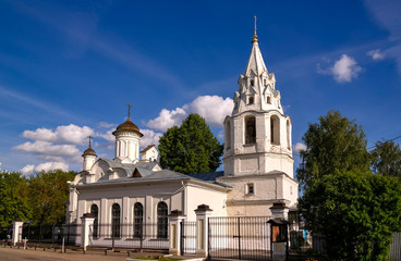 Wall Mural - Exterior view to The Church Of The Conception Of John The Baptist, Kolomna, Moscow region, Russia