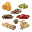 set of spices for mulled wine  isolated isolated