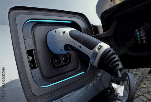 Electric Vehicle Charging Port Buy This Stock Photo And Explore