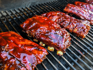 BBQ Ribs on Smoker