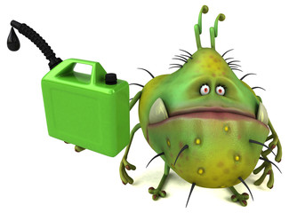 Fun germ - 3D Illustration