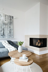 Scandi living room interior