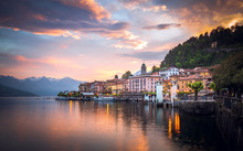 Romantic Sunrise At Bellagio, Lake Como, Italy