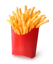 French Fries In A Paper Cup