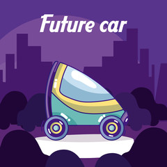 Wall Mural - Future car concept