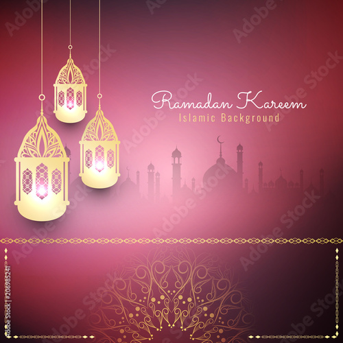 Abstract Stylish Ramadan Kareem Islamic Background Stock Vector Adobe Stock