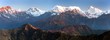 mounts Everest Lhotse and Makalu, great himalayan range