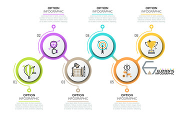 Modern infographic design template