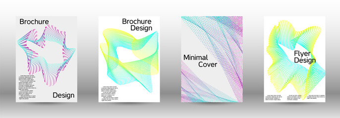 A set of creative sound backgrounds with linear.