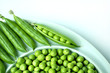 © LarisaL - Green peas or peas (Latin Písum) cerebral. Ingredient for cooking, raw food and feed. Close-up.