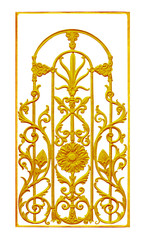 Wall Mural - Ornament elements, vintage gold floral designs