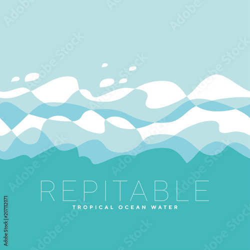 Abstract sea water waves pa...