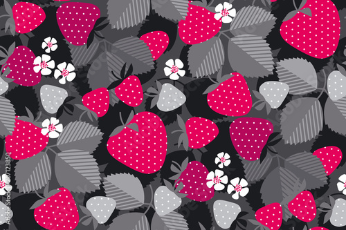 Simple strawberry seamless ...