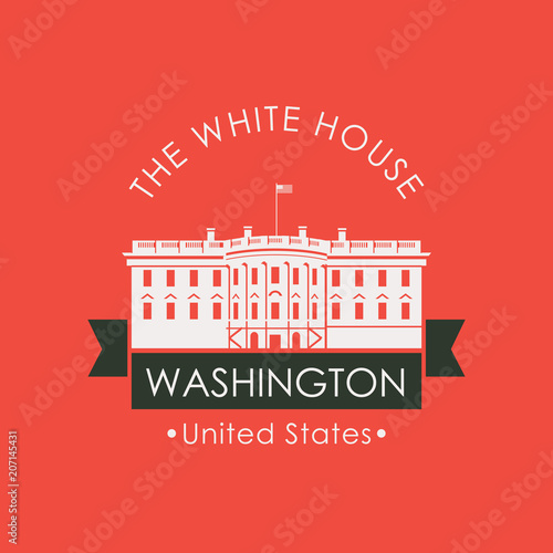 Vector Travel Banner Or Logo The Famous Presidential