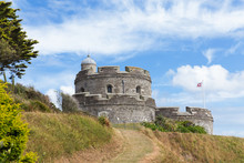 Ancient St Mawes Castle In Carnwall England United Kingdom