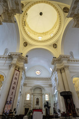 Interior of old church