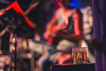 Alcohol, Bokeh Background Singer In Bar