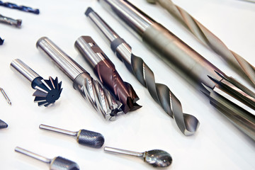 Canvas Print - Milling cutters and drills for metal