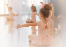 A Girl In Ballet Class, Pink, Tutu, Sweet, Cute, Light, Beauty, Learning 