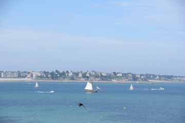 Poster - Küste bei Saint-Malo, Bretagne